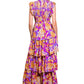 Whispering Serenade Purple Midi Dress