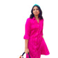 Endless Love Magenta Shirt Dress