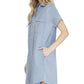 All That I Want From You Denim Dress