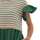 Tranquil Strides Hunter Stripe Dress