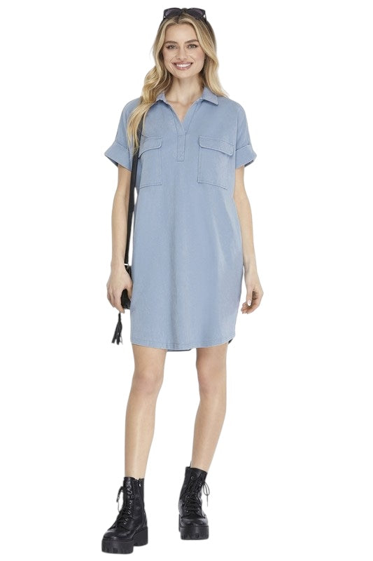 All That I Want From You Denim Dress