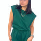 Cotton Cloud Hunter Green Jumpsuit