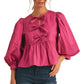 Springtime Splendor Magenta Top