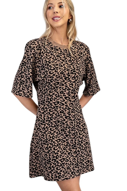 It’s Only You Leopard Dress