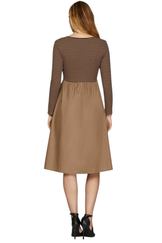 For All The Days Mocha Knit Dress