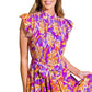 Whispering Serenade Purple Midi Dress