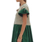 Tranquil Strides Hunter Stripe Dress