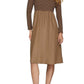 For All The Days Mocha Knit Dress