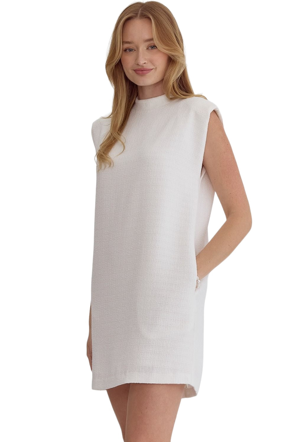 White: Weekend Wonders Dress