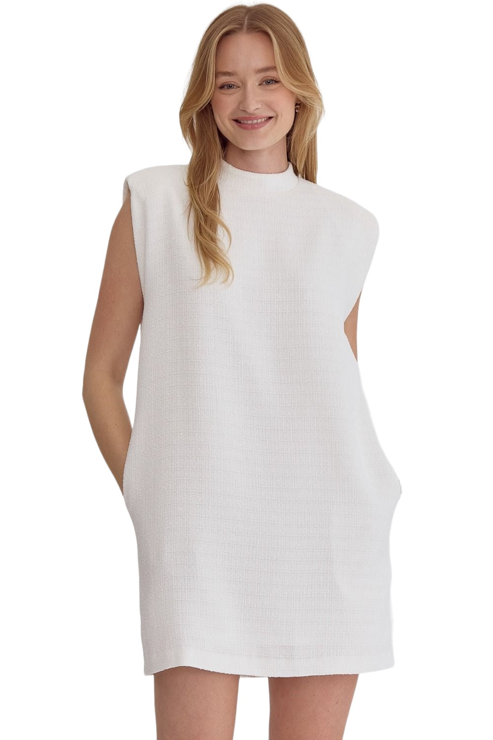 White: Weekend Wonders Dress