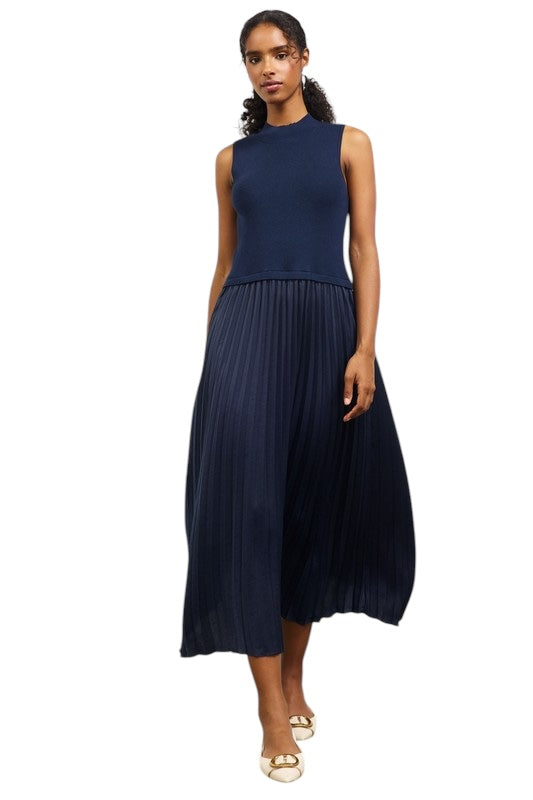 Everywhere And Back Navy Dress