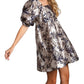 Days Go By Metallic Dress