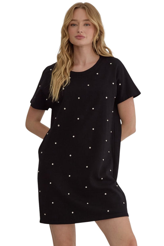 Under The Stars Black Dress