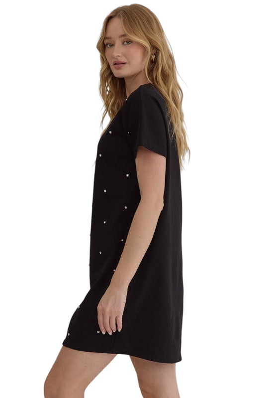 Under The Stars Black Dress