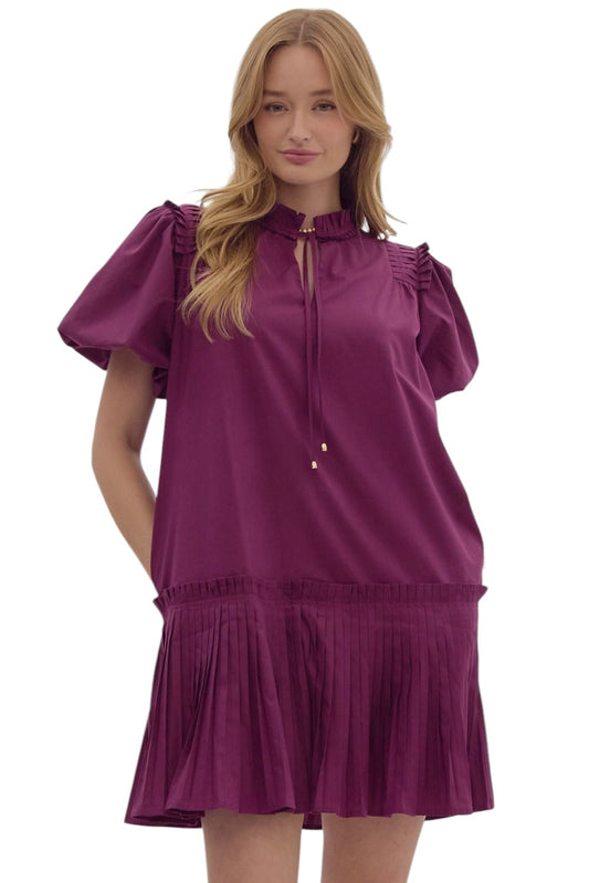 Radiant Spirit Plum Dress